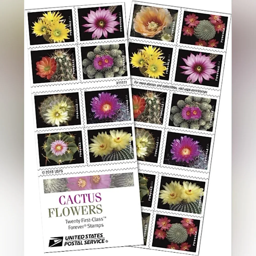 100 Cactus Flowers 2019 Forever Postage Stamps US Postal USPS Wedding Invitation